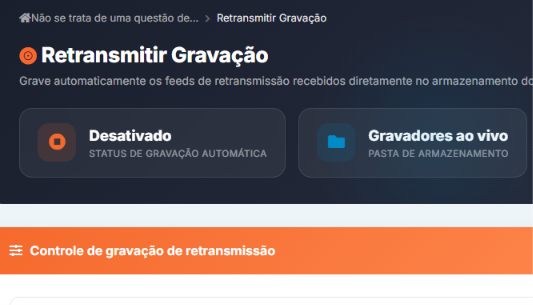 Grave e reaproveite transmissões